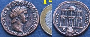 NERO - Império Romano-replica Da Moeda De Nero-54 A 68 Dc