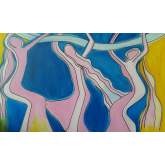 Dança - Óleo Sobre Tela - 50x70cm - Linda Pintura !