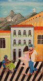 Tela Do Artista Naif A. Almeida - Tema Rio De Janeiro - 60x40cm